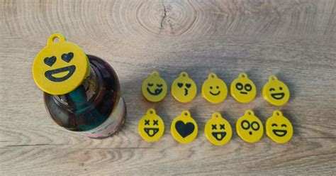 Beer Bottle Cap Emoji Edition By Yakuza Makerworld