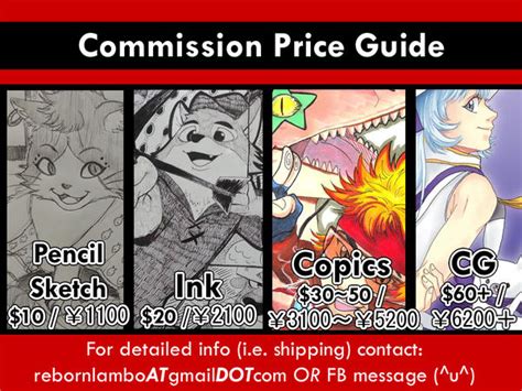 Commission Price Guide By Naruto Sexy No Jutsu On Deviantart