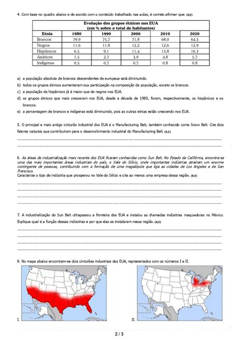 Prova De Geografia 8 Ano - Atividades De Geografia 8 Ano Pdf - NAZAEDU