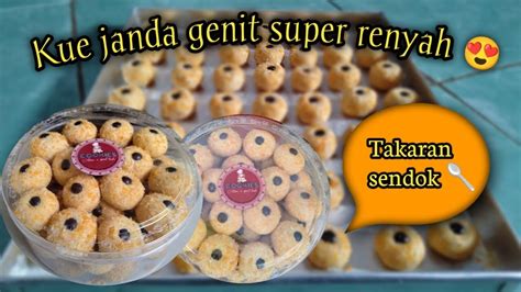 KUE JANDA GENIT MONDE SUSU Takaran Sendok Kuker Lebaran YouTube