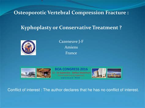 Pdf Osteoporotic Vertebral Compression Fracture Kyphoplasty Or