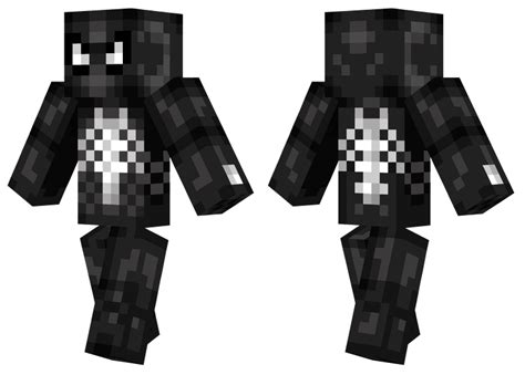 Black Spiderman Minecraft Skins