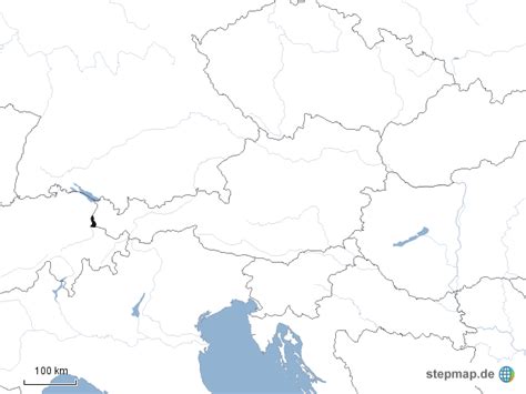 StepMap nachbarländer österreichs Landkarte für Österreich