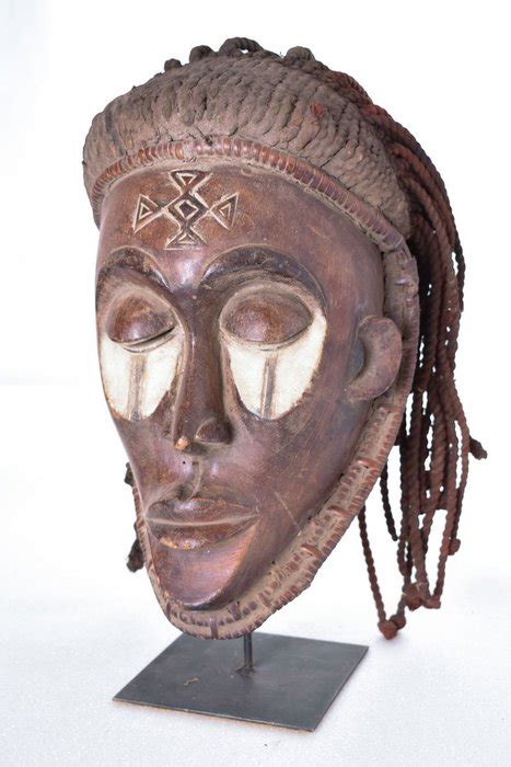 Masque Tribal Chokwe Mwana Pwo Congo Catawiki