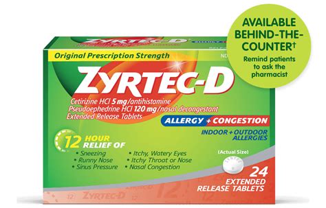 Zyrtec D® Tablets Zyrtec® Professional