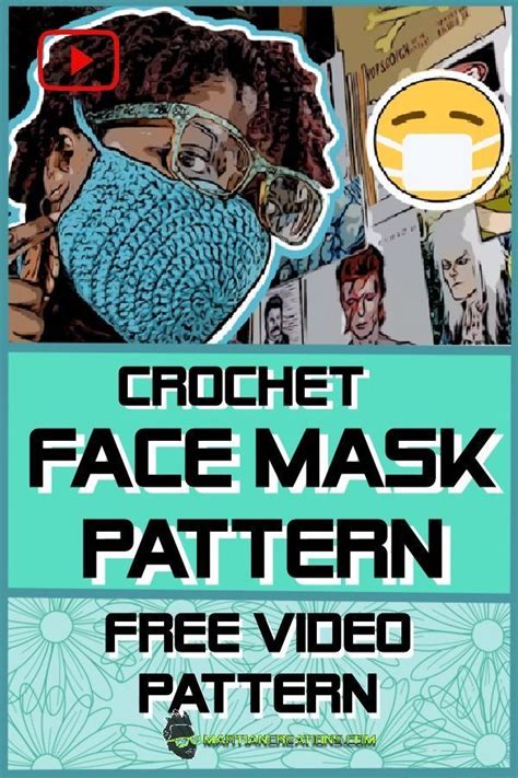 FREE CROCHET FACE MASK PATTERN | Crochet faces, Crochet mask, Crochet