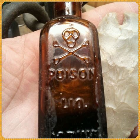 Poison Bottle Skull And Crossbones Antique Bottles Old Bottles Antique Bottle