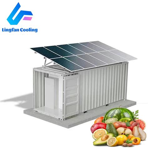 Meat And Vegetable Storage Walk In Freezer Solar Powered Cold Room