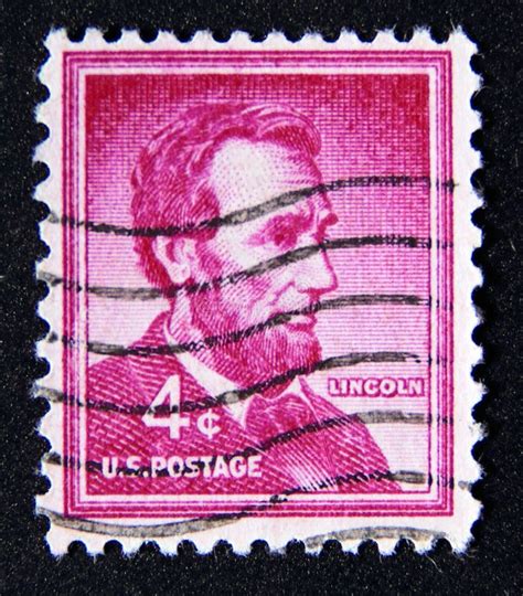 Postage Stamp United States Of America USA 1954 Abraham Lincoln 16th