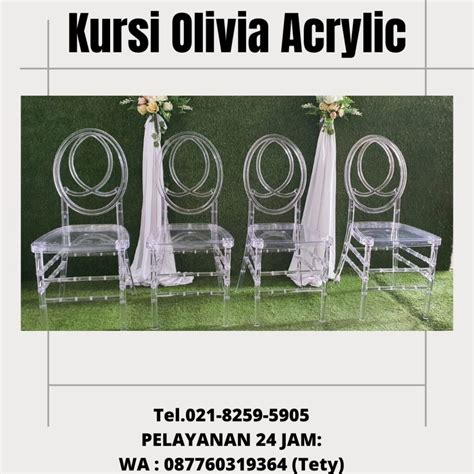 Sewa Kursi Olivia Acrylic Area Jabodetabek