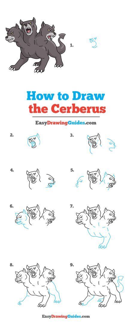 How To Draw The Cerberus Really Easy Drawing Tutorial | Images and ...