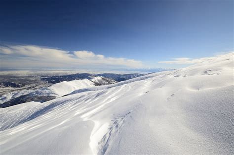 Paisaje Esc Nico De Invierno En Los Alpes Italianos Con Nieve Foto