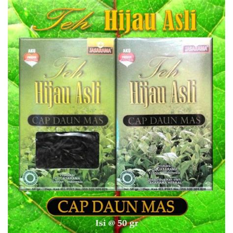 Jual Teh Hijau Asli Cap Daun Mas Tubruk G Shopee Indonesia