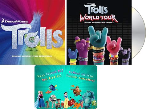 Various Artist - Trolls 1 and 2 World Tour: Movies Soundtracks CD ...