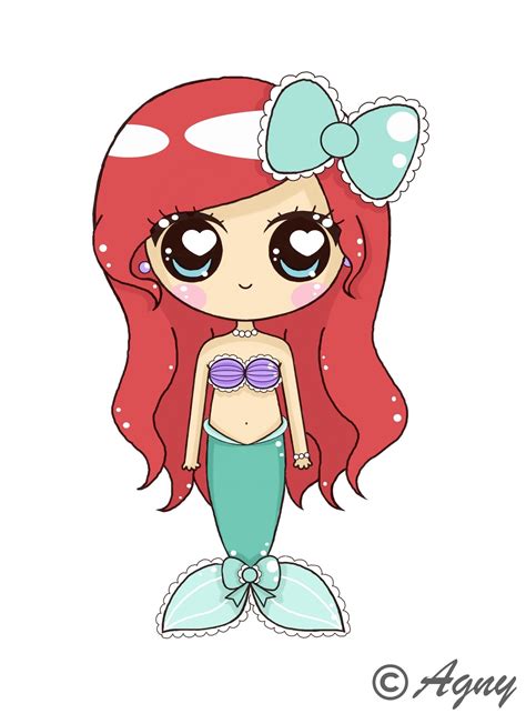 Pin By Llitastar On Princesa Ariel Kawaii Disney Disney Fan Art