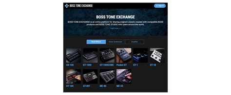 ローランドギターアンプやエフェクターの音色を交換できるBOSS TONE EXCHANGEを公開 ギターマガジンWEB