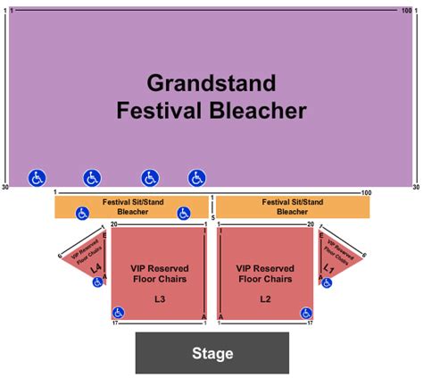 Evergreen State Fair Seating Chart And Maps Monroe