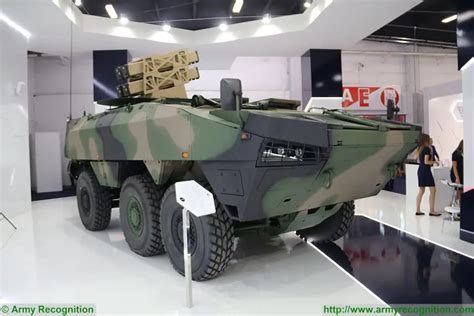 New 6x6 Tank Destroyer Rosomak Armoured Spike NLOS Missile MSPO 2017