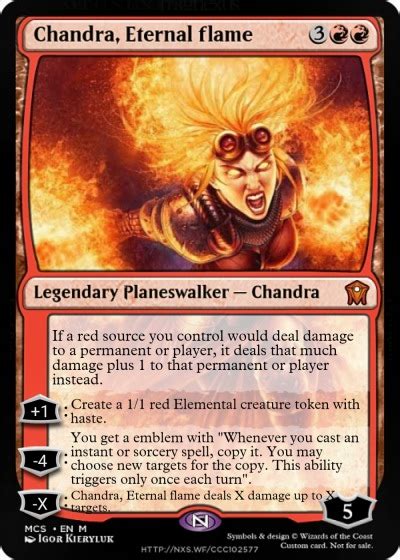 Mtgnexus Chandra Eternal Flame