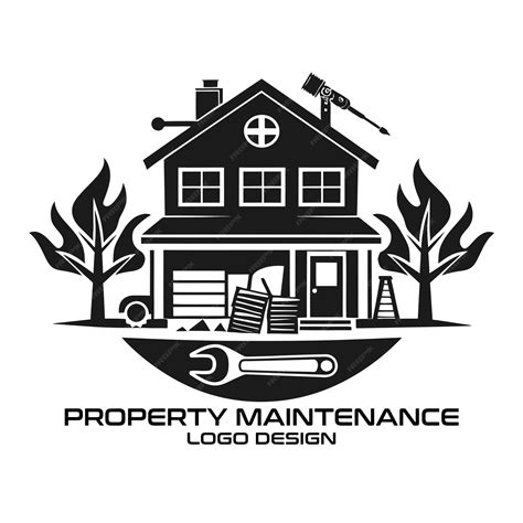 Premium Vector | Property Maintenance Vector Logo Design