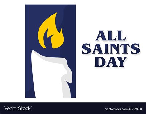 All saints day Royalty Free Vector Image - VectorStock