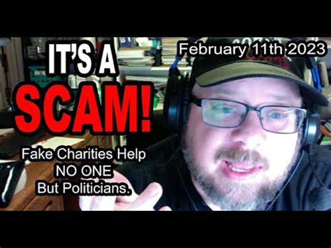 IT S A SCAM CHARITY SCAM Fake Charities Help NO ONE But Politicians