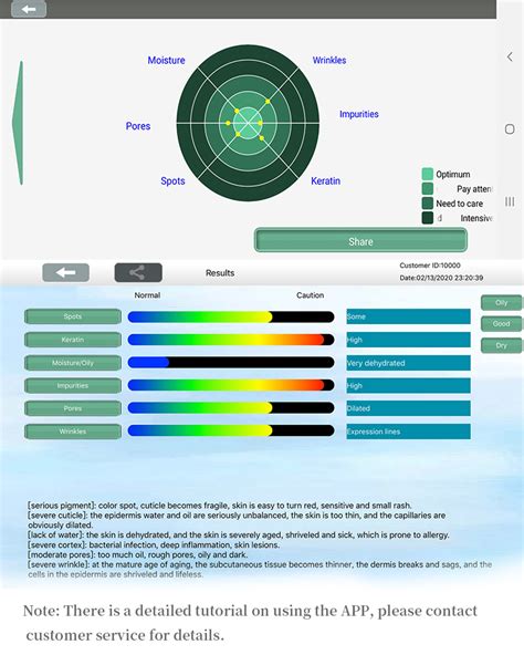 Smart Skin Scalp Detector Maikong Skin Observed System Skin Analysis