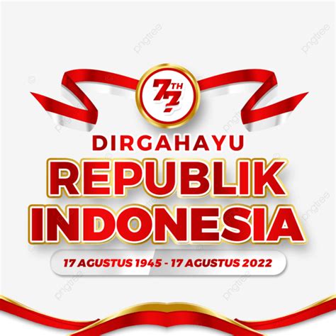 Gambar Ucapan Hut Ri 77 Dirgahayu Republik Indonesia 2022 Dirgahayu Ri 77 Hut Ri 2022 Logo