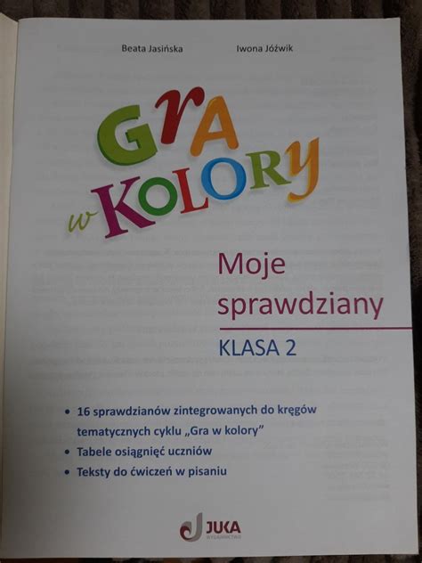 GRA W KOLORY MOJE SPRAWDZIANY KLASA 2 Wrocław Kup teraz na Allegro