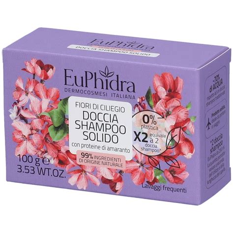 Euphidra Doccia Shampoo Solido Fiori Di Ciliegio 100 G Redcare