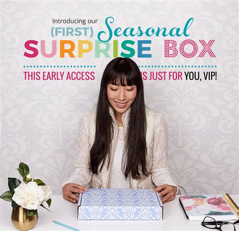 Erin Condren Seasonal Surprise Box Available Now Hello Subscription