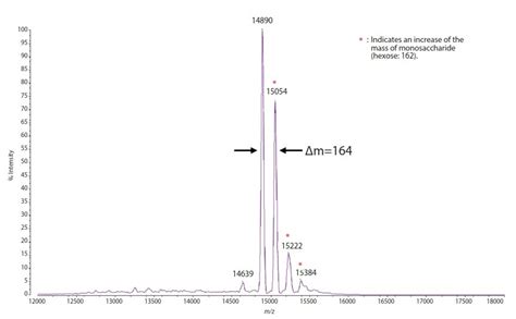 Molecular Weight Measurement Of Glycoproteins Using A Benchtop Maldi