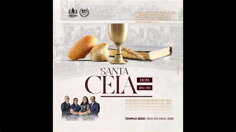 Culto De Santa Ceia Ministração Pr Leandro Da Silva YouTube