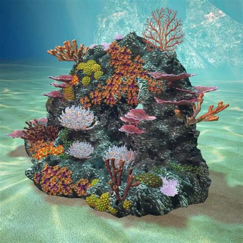 3d Coralreef Coral Reef Model Coral Reef Art Painting Projects Painting