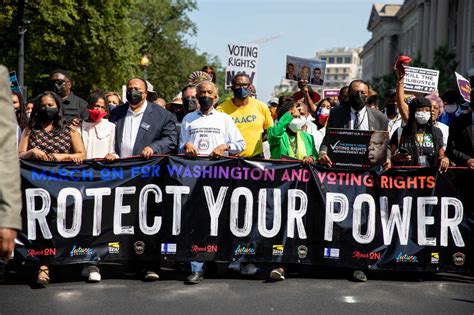 Thousands March In D.C. For Voting Rights : NPR