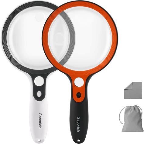 Amazon Large Magnifying Glass With 37 LED Light 10X 20X 45X