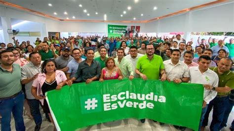 Claudia Es Verde Sheinbaum Suma Un Amplio Respaldo Entre Integrantes