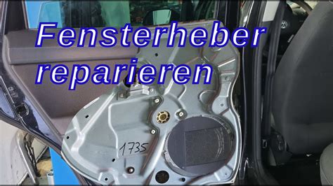 Fensterheber Reparieren Am Bsp VW Polo YouTube