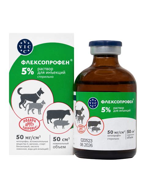 Флексопрофен® 5% раствор для инъекций - Doctor VIC