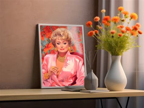 Blanche Devereaux Fashion Deluxe: Painting Art Print Inspired by Golden ...