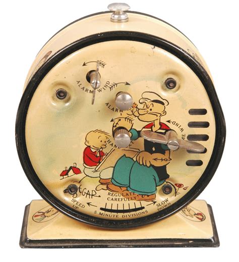 Hake S POPEYE CHARACTERS ALARM CLOCK