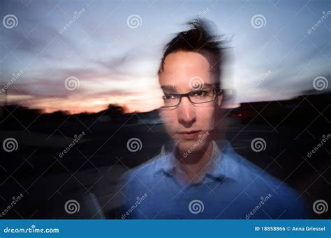 Motion Blur Portrait Royalty Free Stock Image - Image: 18858866