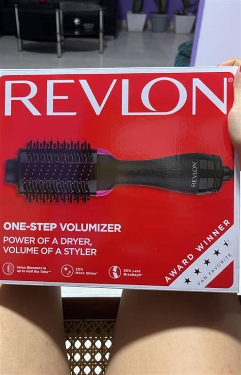 Revlon One Step Volumizer Original Hair Dryer And Hot Air Brush Black Review