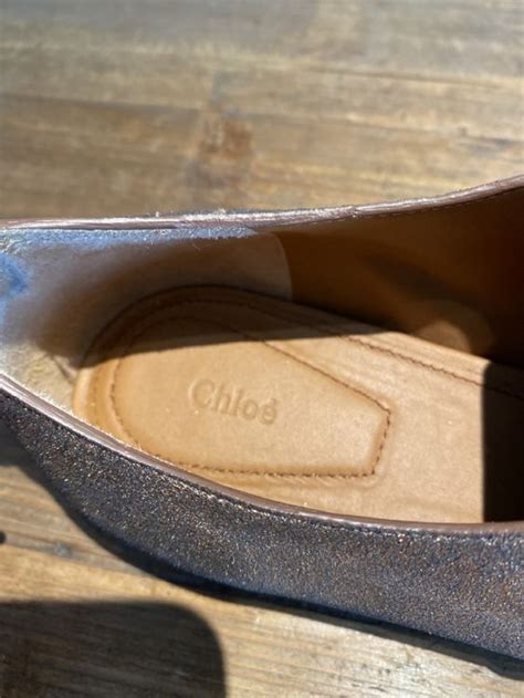 Chloé Loafers Flats Bronze mit Gold Pink Schimmer Kaufen auf Ricardo