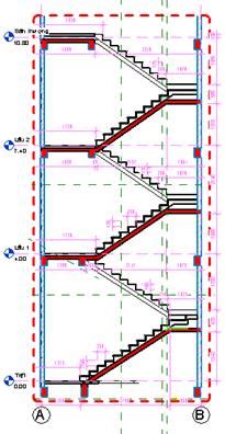 Học Revit - Vẽ mặt cắt cầu thang