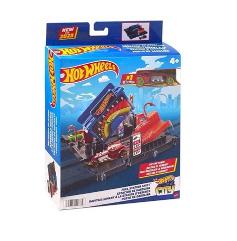 Pista Hot Wheels City Posto De Gasolina Mattel Pistas De Brinquedo Magazine Luiza
