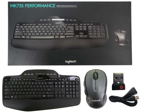 Logitech Mk Performance Wireless Combo Mk Keyboard M Mouse