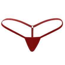 Super Mini Micro Bikini Strings Strings Vrouwen Hot Sexy Tanga T Terug Transparante Slipje Slips