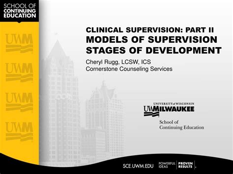 Ppt Clinical Supervision Part Ii Models Of Supervision Stages Of