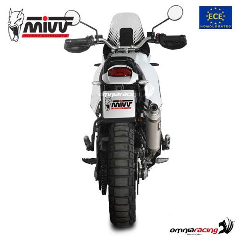 Mivv Exhaust Slip On Dakar Approved Titanium Ducati Desertx 2022 2023